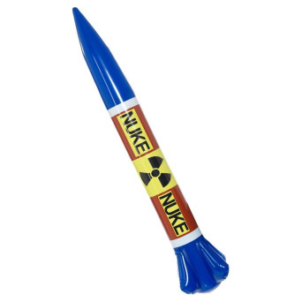 Misil Nuclear Inflable de 87 x 13 Centímetros