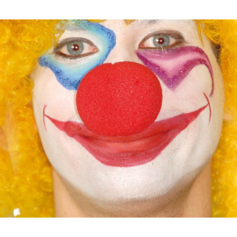 Nariz Roja de Payaso de 5 Centímetros para Adulto