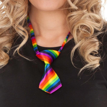 Corbata de Rainbow de 10 Centímetros para Adulto