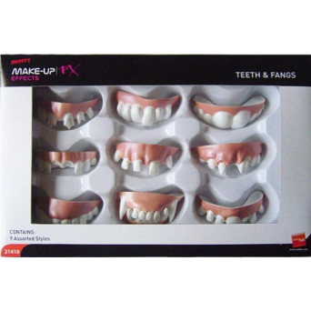 Dentadura de color Blanco Varios Modelos para Adulto
