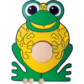 Tragabolos Rana de Madera de 43 x 30 Centímetros