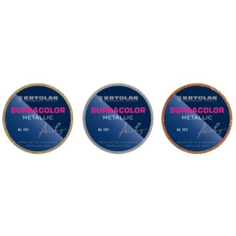 Maquillaje en Crema Supracolor Metallic de 8 Mililitros Varios Colores de Kryolan