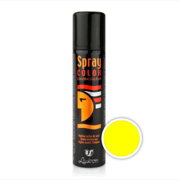 Spray Color de 75 Mililitros Varios Colores para Cabello y Cuerpo de Laukrom