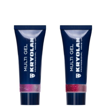 Purpurina Fina en Gel Multi Gel Glitter Fein de 10 Mililitros Varios Colores de Kryolan