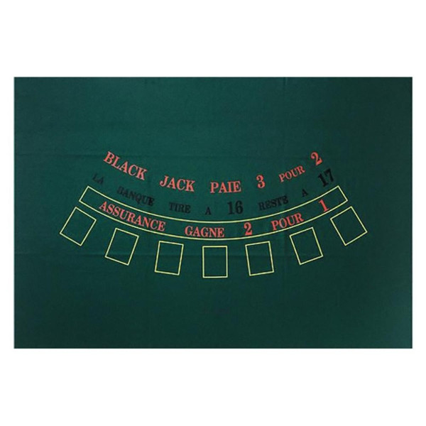 Tapete para Black Jack de 90 x 130 Centímetros