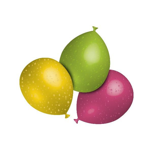 Globo de Agua 1000 Unidades de 3 Centímetros Multicolor 100% Biodegradable 