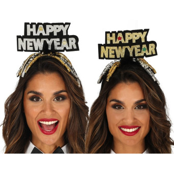 Diadema de Happy New Year Varios Colores