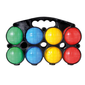 Juego de Petanca con 8 Bolas de Plástico