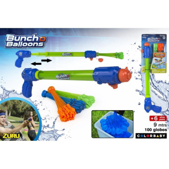 Pistola de Agua con 100 globos Hinchado Automático de Agua