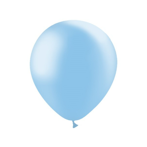 Globo Látex R11 de 26 Centímetros 100 Unidades acabado Metálico 100% Biodegradable de Balloonia
