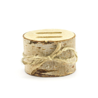 Portador de Anillos de Madera de 6 Centímetros