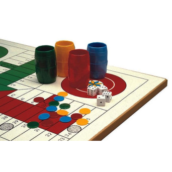 Tablero para Parchís o Oca 4 Jugadores de 33 Centímetros