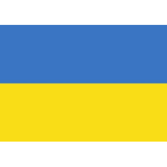 Bandera de Ucrania de Poliéster Microperforada Reforzada
