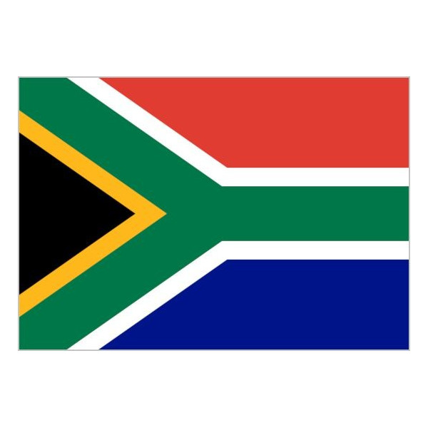 Bandera de Sudáfrica de Poliéster Microperforada Reforzada