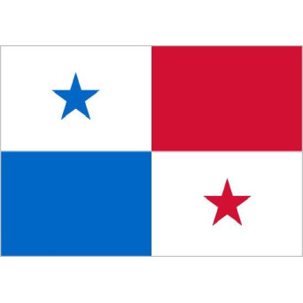Bandera de Panamá de Poliéster Microperforada Reforzada