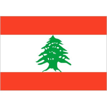 Bandera de Líbano de Poliéster Microperforada Reforzada