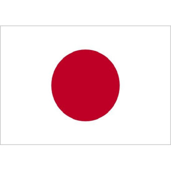 Bandera de Japón de Poliéster Microperforada Reforzada