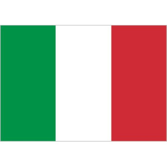 Bandera de Italia de Poliéster Microperforada Reforzada