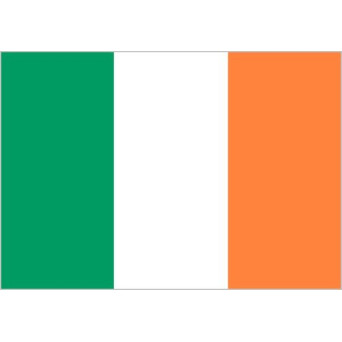 Bandera de Irlanda de Poliéster Microperforada Reforzada