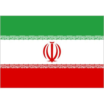 Bandera de Irán de Poliéster Microperforada Reforzada