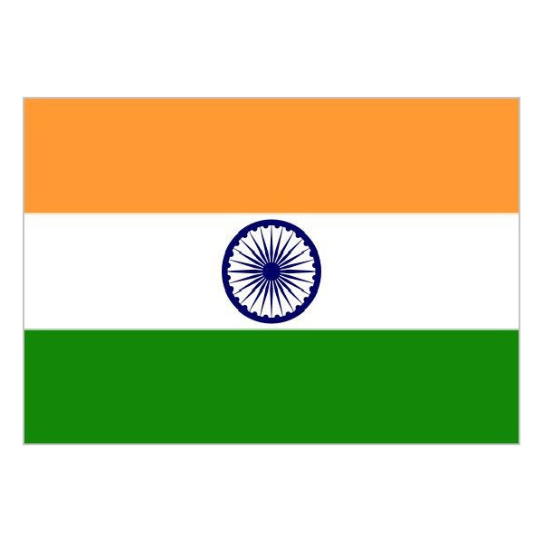 Bandera de India de Poliéster Microperforada Reforzada
