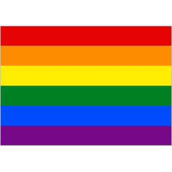 Bandera de LGTBI de Poliéster Microperforada Reforzada