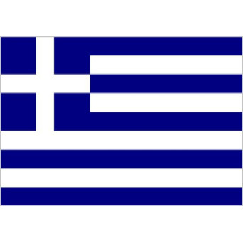 Bandera de Grecia de Poliéster Microperforada Reforzada