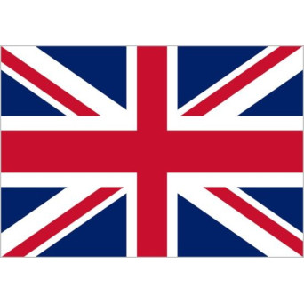 Bandera de Gran Bretaña de Poliéster Microperforada Reforzada