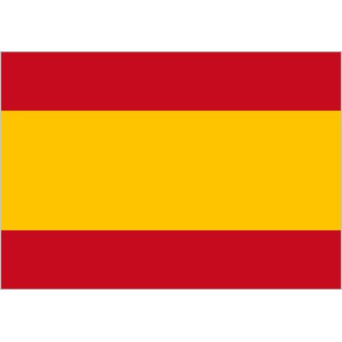 Bandera de España Sin Escudo de Poliéster Microperforada Reforzada