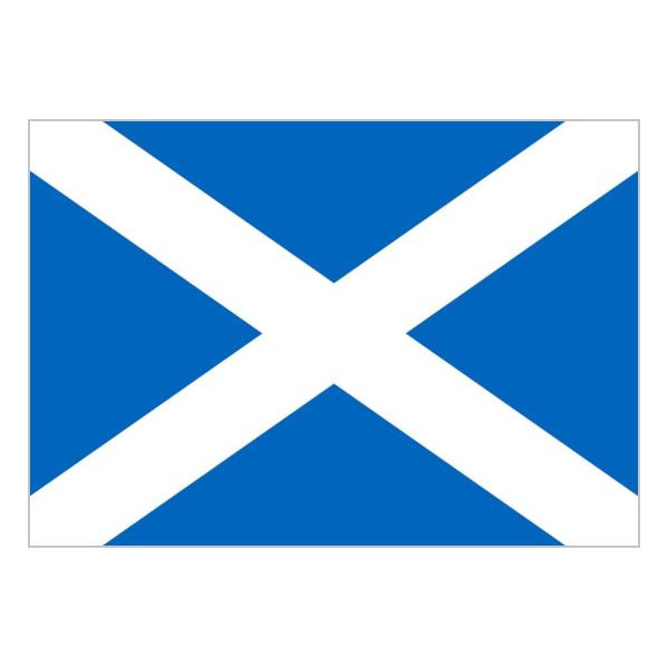 Bandera de Escocia de Poliéster Microperforada Reforzada