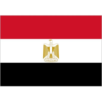 Bandera de Egipto de Poliéster Microperforada Reforzada