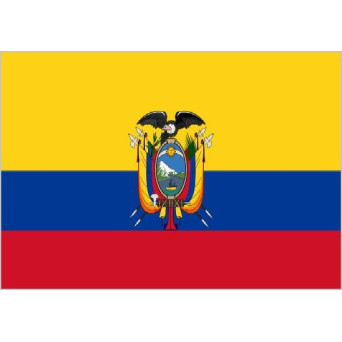 Bandera de Ecuador de Poliéster Microperforada Reforzada