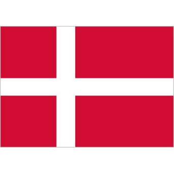 Bandera de Dinamarca de Poliéster Microperforada Reforzada