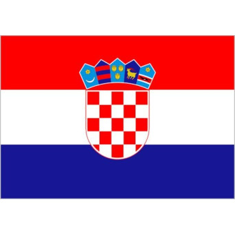 Bandera de Croacia de Poliéster Microperforada Reforzada
