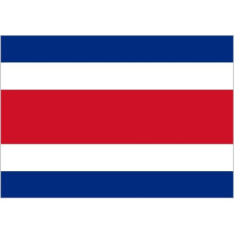 Bandera de Costa Rica de Poliéster Microperforada Reforzada