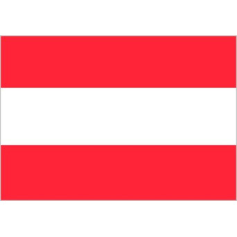 Bandera de Austria de Poliéster Microperforada Reforzada