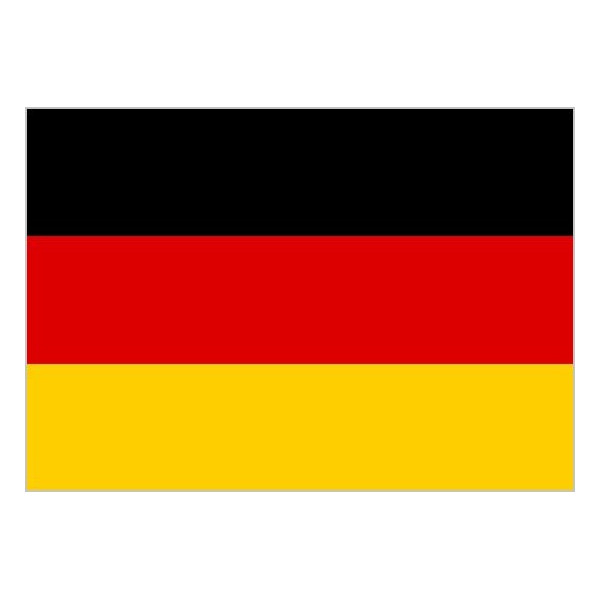 Bandera de Alemania de Poliéster Microperforada Reforzada