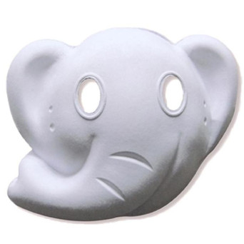 Máscara para Pintar con forma de Cara de Elefante