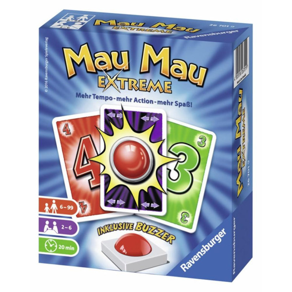 Juego de Memoria Mau Mau Extreme