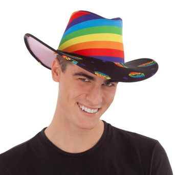 Sombrero de Besos Rainbow para Adulto
