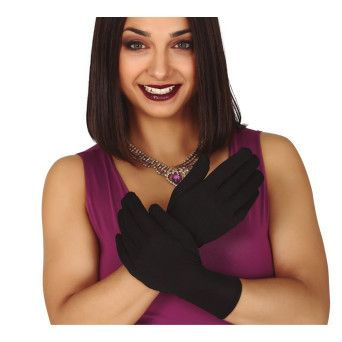 Guantes de color Negro de 25 Centímetros para Adulto