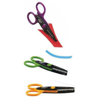 Tijera Dentada para Cortar en Zig Zag