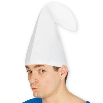 Gorro de Gnomo de color Blanco para Adulto