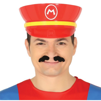 Gorra de Plástico de color Rojo para Adulto
