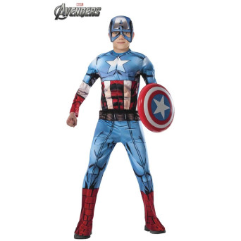 Disfraz de Capitán América Premium Infantil