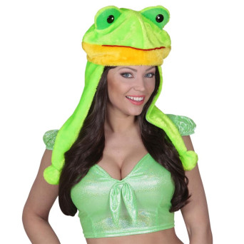 Sombrero de Rana de color Verde para Adulto