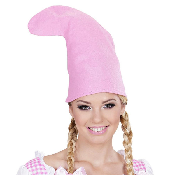 Sombrero de Gnomo de color Rosa para Adulto