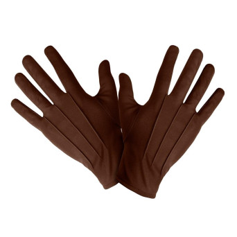 Guantes de color Marrón para Adulto