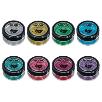 Purpurina Suelta Biodegradable Moon Glitter Bio de 5 Gramos Varios Colores