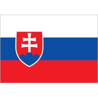 Bandera de Eslovaquia de Poliéster Microperforada Reforzada